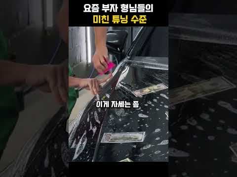 본닛 래핑으로 시선 강탈! 개성있는 자동차 튜닝 완성