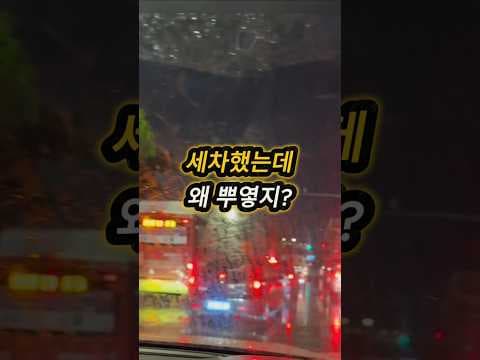 자동차 유막 제거, 시야 확보로 운전 시야가 확 달라지는 차량 관리 꿀팁