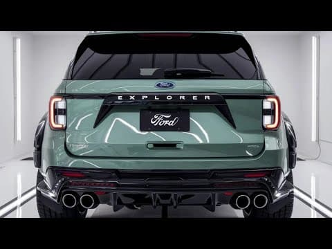 2026 포드 익스플로러, 넓고 쾌적한 실내! 가족용 SUV 자동차