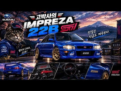 스바루 임프레자 22B STI 매력 분석
