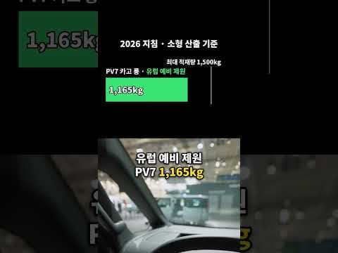 기아 PBV 전기화물차 구매 전 알아야 할 PV5 카고 vs PV7 카고 비교