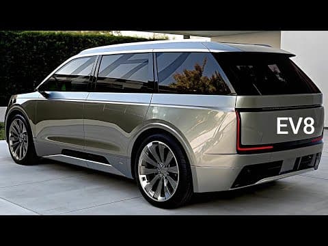 기아 EV8 자동차, 미래지향적 디자인으로 완성된 전기 SUV