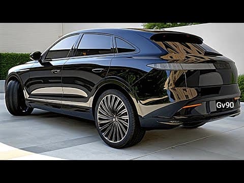 제네시스 GV90: 미래 담은 럭셔리 전기 SUV 자동차 디자인 분석