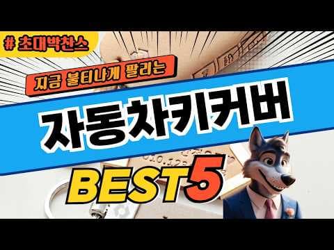 내 차에 딱! 자동차 키커버 추천 TOP 5: 가성비부터 디자인까지