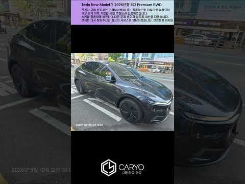 테슬라 모델Y RWD, 넓은 공간이 매력적인 자동차일까?