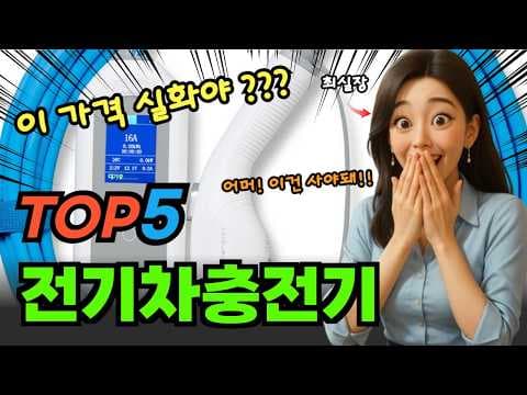 전기차 충전기 추천 BEST 4! 내 차에 딱 맞는 가성비 제품은?