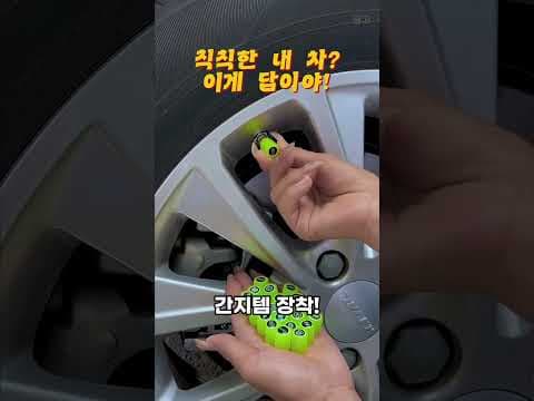 자동차 휠 튜닝: 야광 밸브 캡으로 드레스업 효과 극대화!
