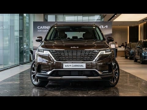 2026 기아 카니발, 혁신적인 디자인으로 돌아온 SUV 자동차