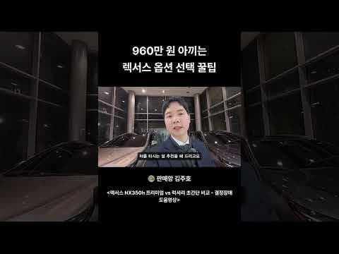 렉서스 자동차 옵션 선택 팁: 헤드업 디스플레이 & 어라운드 뷰 비교