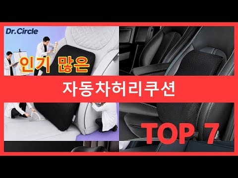 장거리 운전 필수템! 자동차 허리 쿠션 추천 및 실제 사용 후기