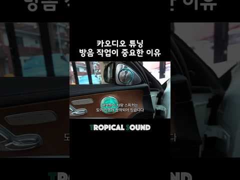 자동차 도어 방음 후기: 카오디오 튜닝 없이 스피커 음질 UP!