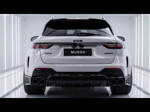 2026 KGM 토레스 SUV, 강렬한 자동차 디자인 파헤치기