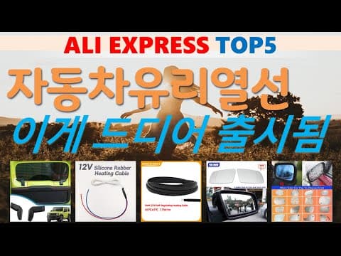 알리익스프레스 자동차 유리 열선 추천 TOP 5! 겨울철 차량용품