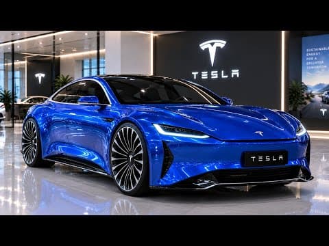 2027 블루 테슬라 디자인 외관 특징 자동차리뷰
