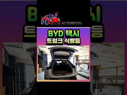 BYD 전기 택시 트렁크 식빵등 튜닝 후기: 야간 시인성 확보!