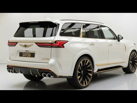 제네시스 GV50, 테슬라 모델 Y 잡을 럭셔리 전기 SUV 자동차!