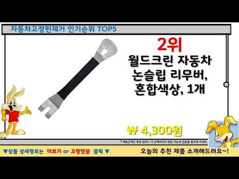 자동차 고정핀 제거 용품 BEST 5 가성비로 DIY 차량 정비해요
