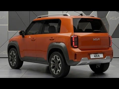 2026 기아 4x4 SUV, 미래형 자동차 디자인과 실내 분석